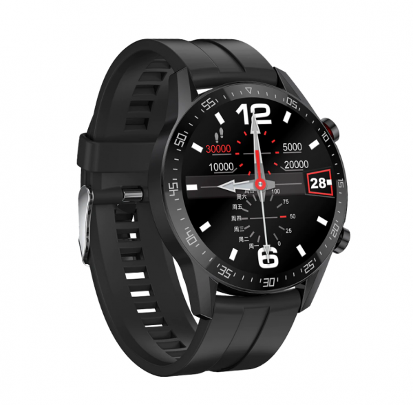(SK7) Με Διπλό Λουράκι Smartwatch & Tracker Με Υποστήριξη Κλήσης Και Μετρήσεις Για: Θερμίδες, Παλμοί, Βήματα, Απόσταση Σε Χλμ, Οξυγόνο Αίματος, Πίεση , Έλεγχο Κάμερας & Σύνδεση Σε APP Android & IPhone (Μαύρο) - Image 3