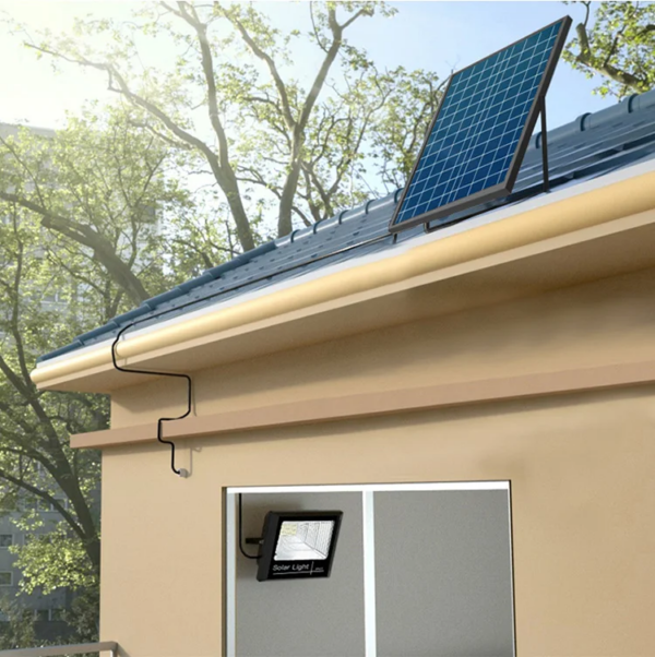 ΠΡΟΣΦΟΡΑ! Αδιάβροχο Φωτιστικό Solar Panel Light 60 Watt, Ιδανικό Για Μεγάλες Αυλές, Κήπους, Αθλητικά Κέντρα Και Επαγγελματικούς Χώρους. - Image 6