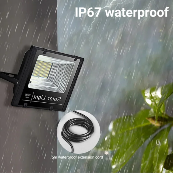 ΠΡΟΣΦΟΡΑ! Αδιάβροχο Φωτιστικό Solar Panel Light 60 Watt, Ιδανικό Για Μεγάλες Αυλές, Κήπους, Αθλητικά Κέντρα Και Επαγγελματικούς Χώρους. - Image 12