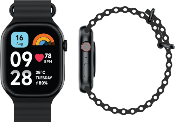 ΠΡΟΣΦΟΡΑ! SMARTWATCH X8 PRO Plus Με Ελληνικό Μενού Και Οθόνη Semi Amoled - Με Υποστήριξη Κλήσης, Πυξίδα, Θερμοκρασία σώματος, Υψόμετρο, GPS Tracker, NFC, Siri, Dial Call, μέτρηση αρτηριακής πίεσης κ.α. - Image 2
